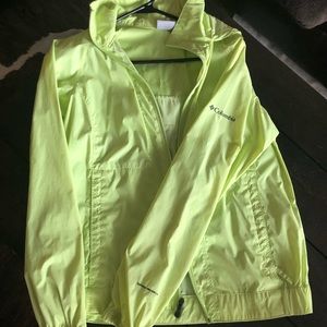 Lime Green Columbia Omni-Shield Jacket